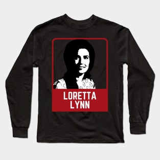 Loretta lynn ~~~ 90s retro Long Sleeve T-Shirt